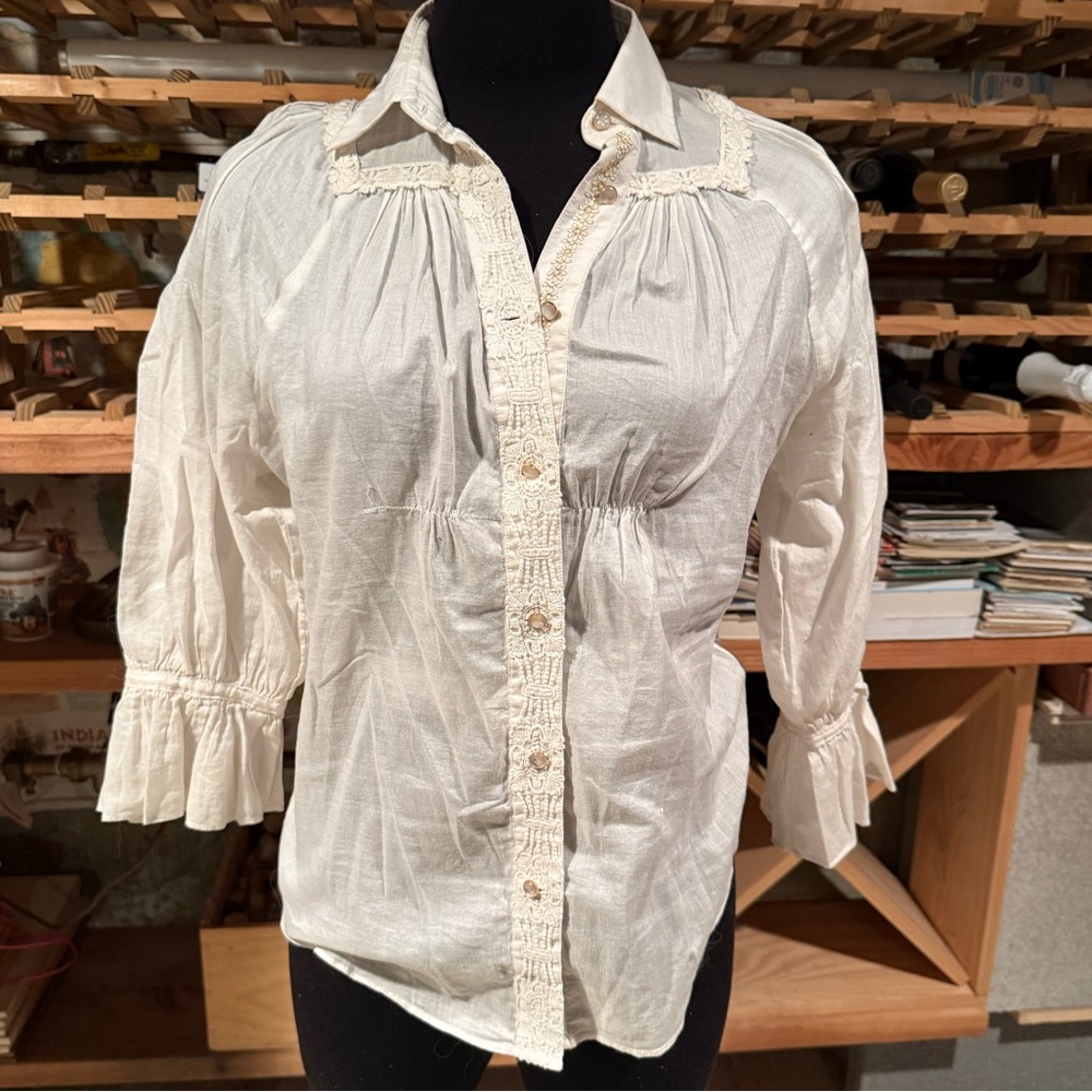 Robert Graham White Blouse